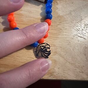 3 piece handmade bracelet set. Stretch material